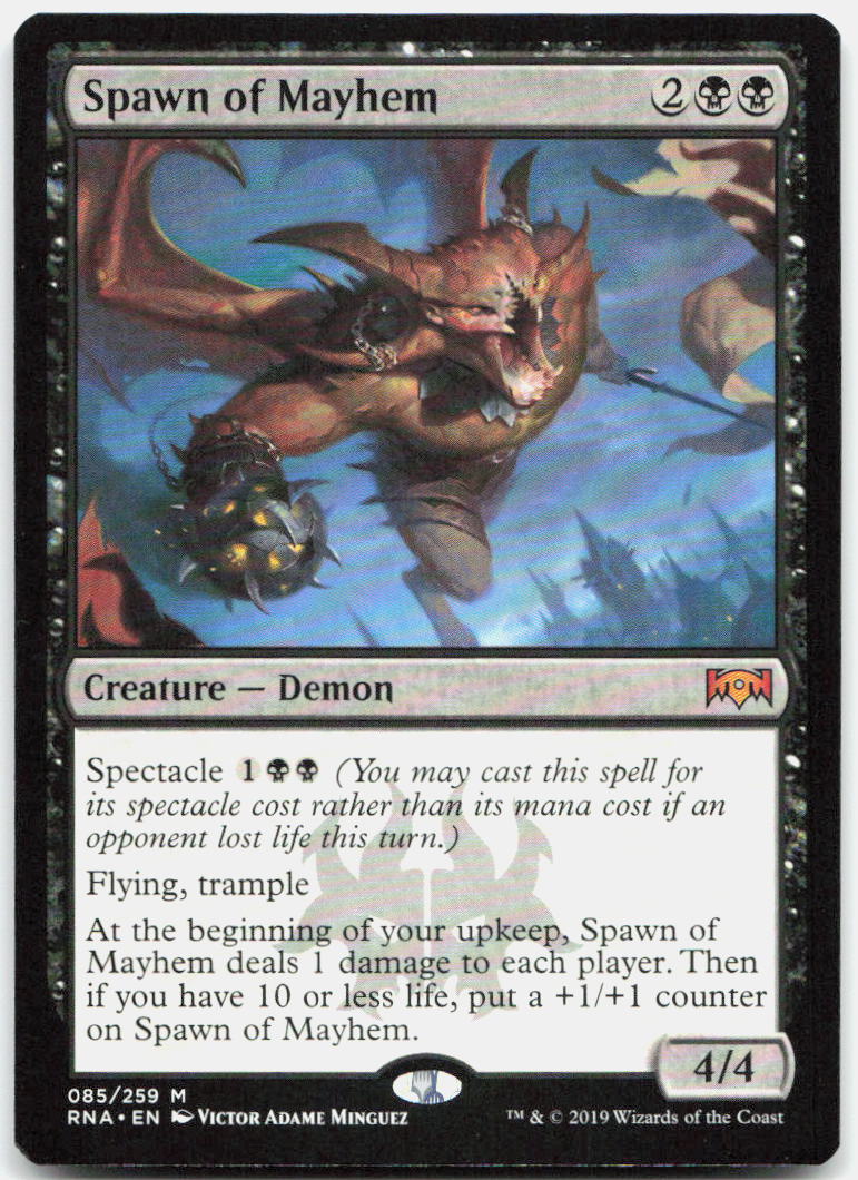 Spawn of Mayhem NM M Ravnica Allegiance 85