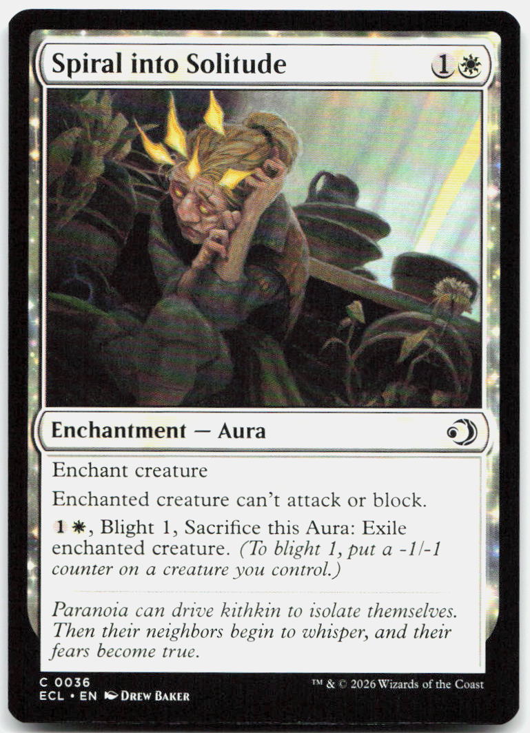 Spiral into Solitude NM C Lorwyn Eclipsed 36