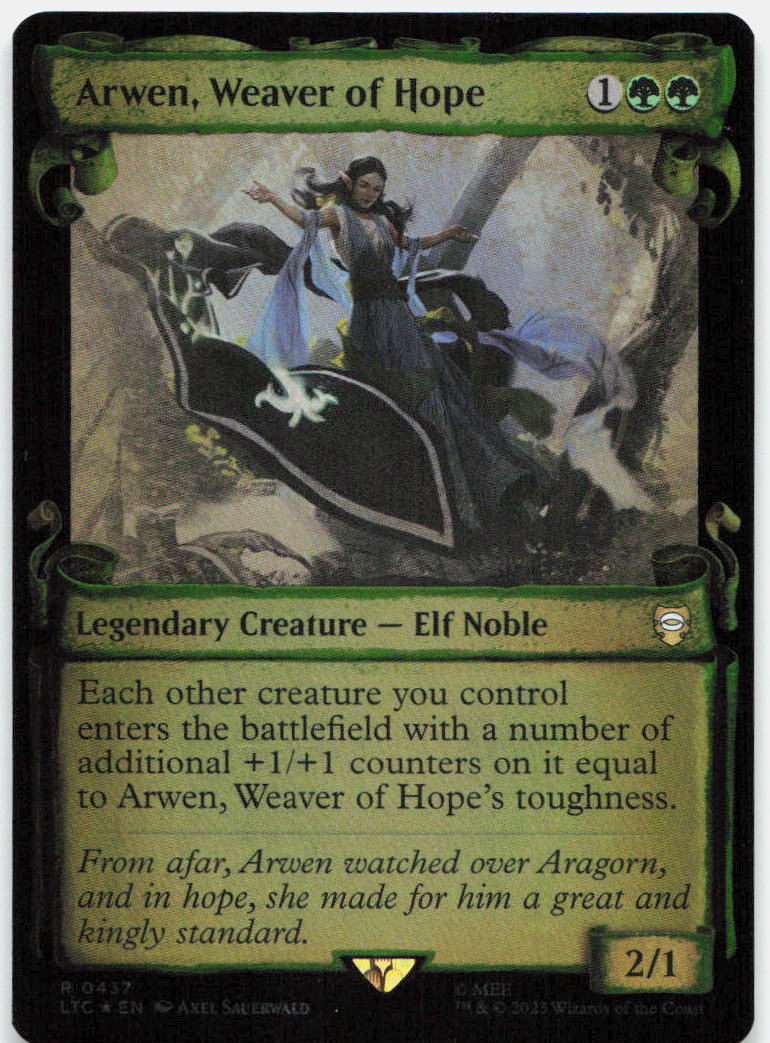 Arwen, Weaver of Hope (Showcase Scrolls) NM Foil R : Tales of Middle-earth 437