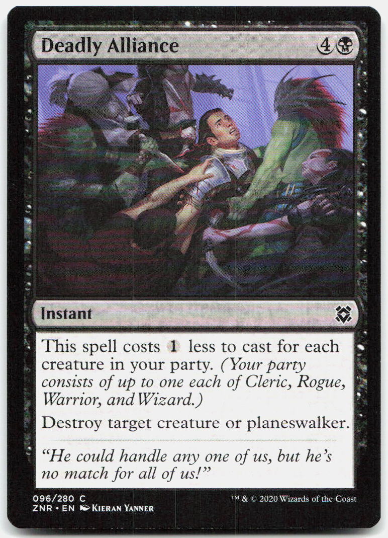 Deadly Alliance NM C Zendikar Rising 96