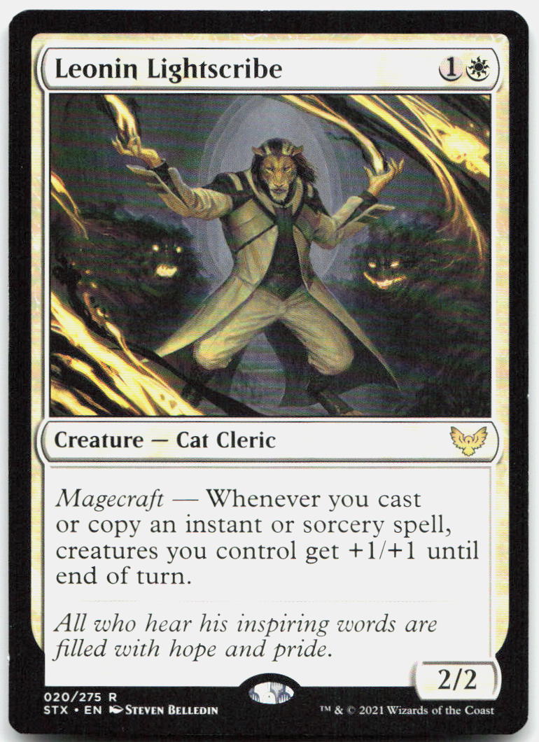 Leonin Lightscribe NM R Strixhaven: School of Mages 20