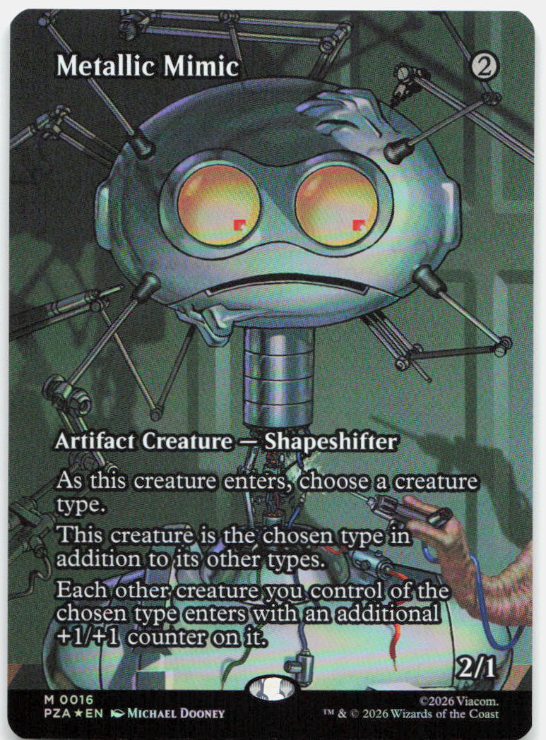 Metallic Mimic (Borderless) NM Foil M Teenage Mutant Ninja Turtles 16