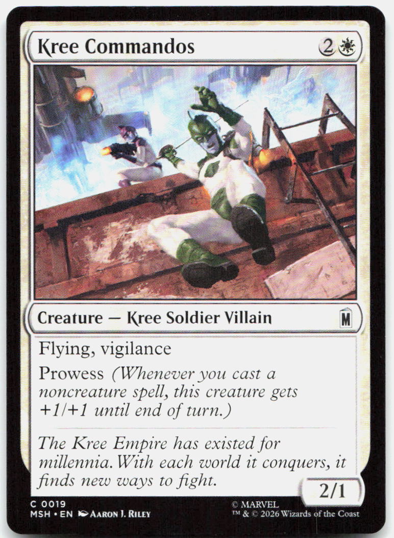 Kree Commandos NM C Marvel Super Heroes 19