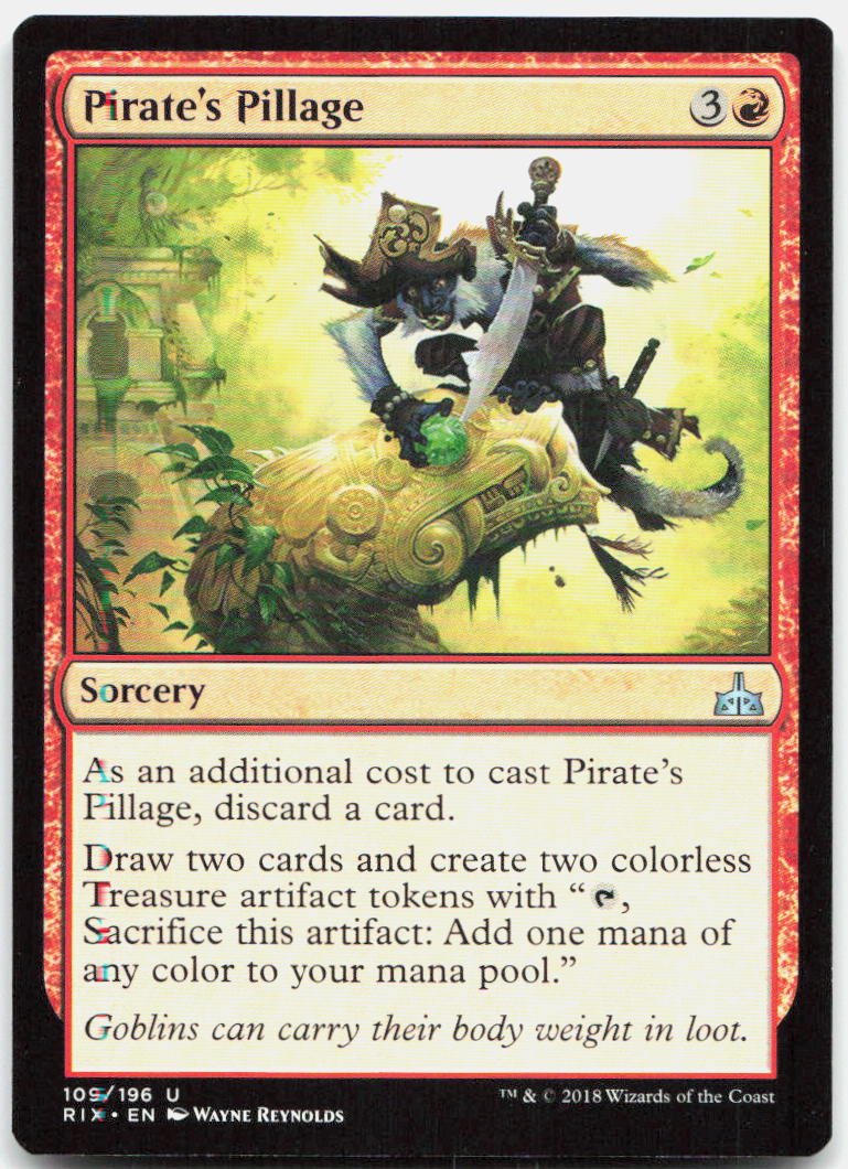Pirate's Pillage NM U Rivals of Ixalan 109