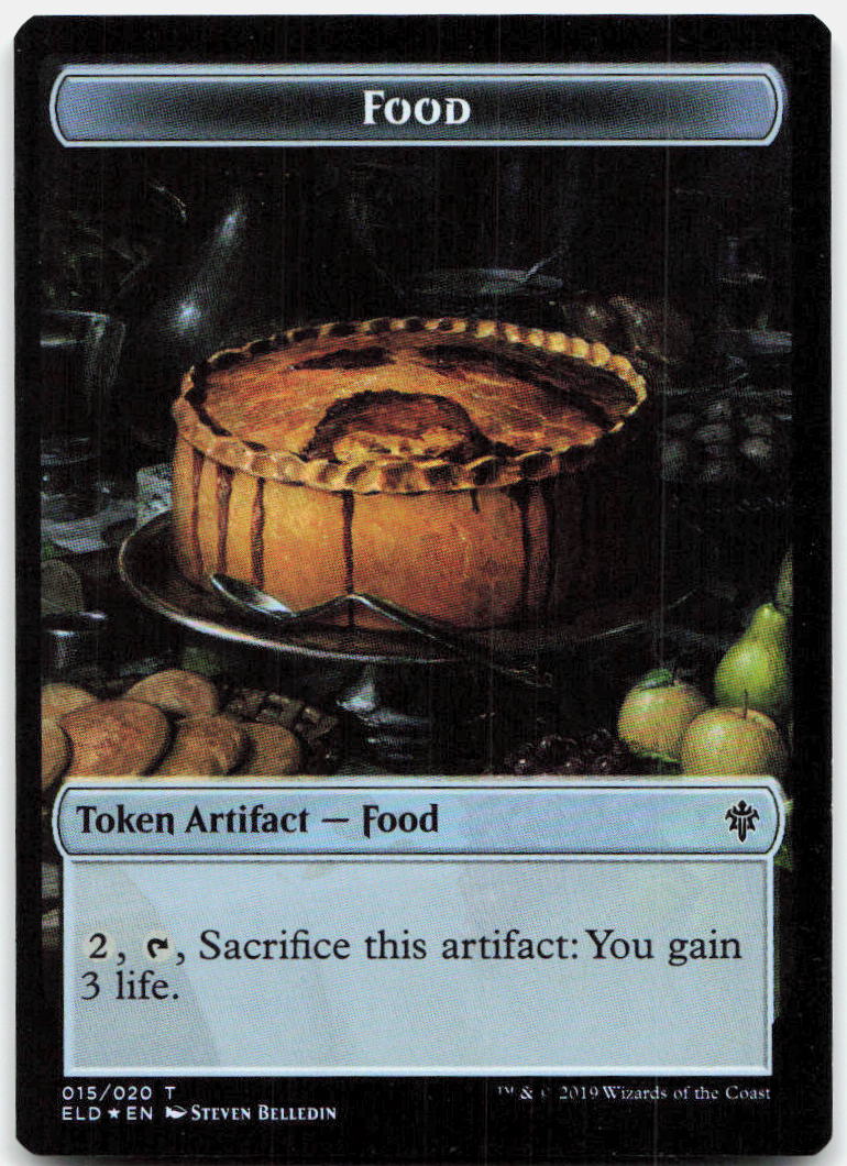 Human Token NM T Throne of Eldraine 2