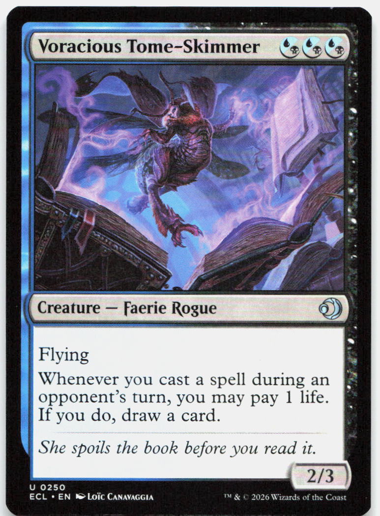 Voracious Tome-Skimmer NM U Lorwyn Eclipsed 250