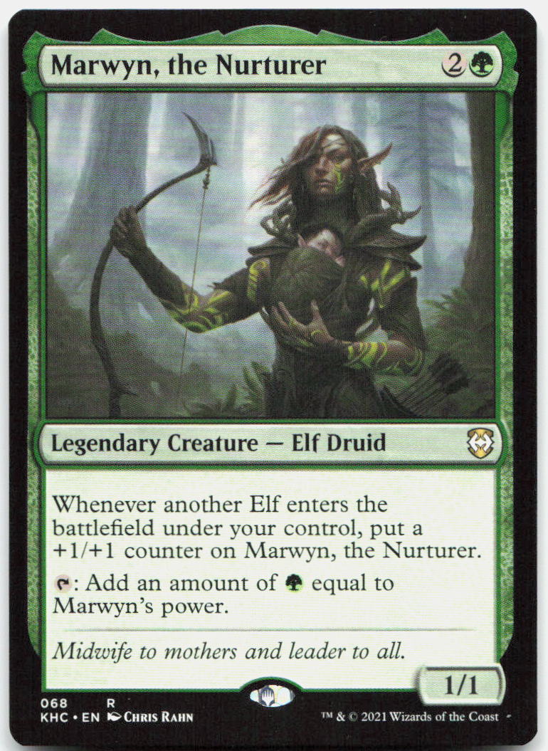 Marwyn, the Nurturer NM R Commander: Kaldheim 68