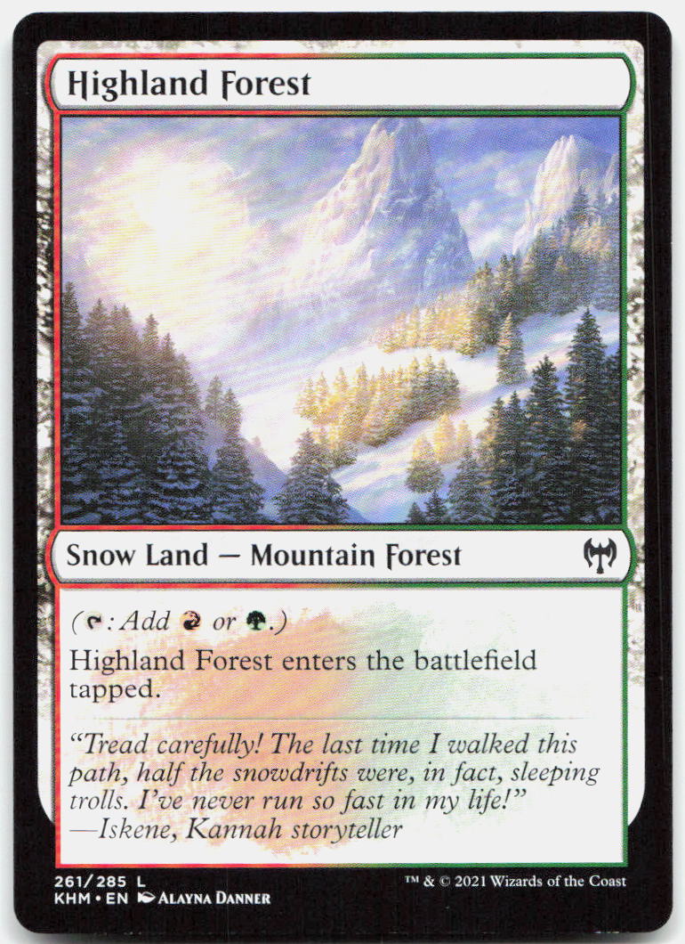Highland Forest NM L Kaldheim 261
