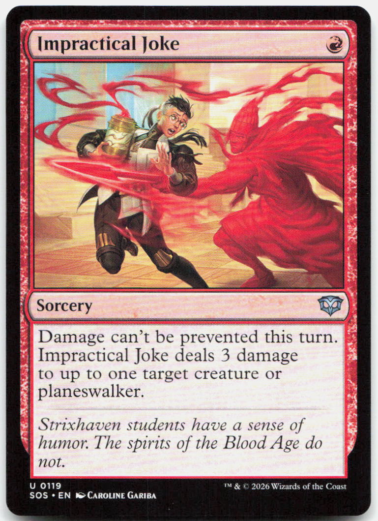 Impractical Joke NM U Secrets of Strixhaven 119