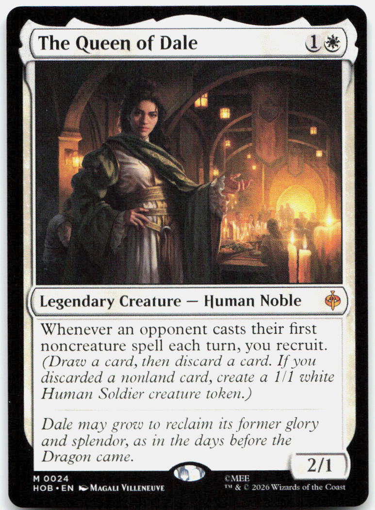 The Queen of Dale NM M The Hobbit 24