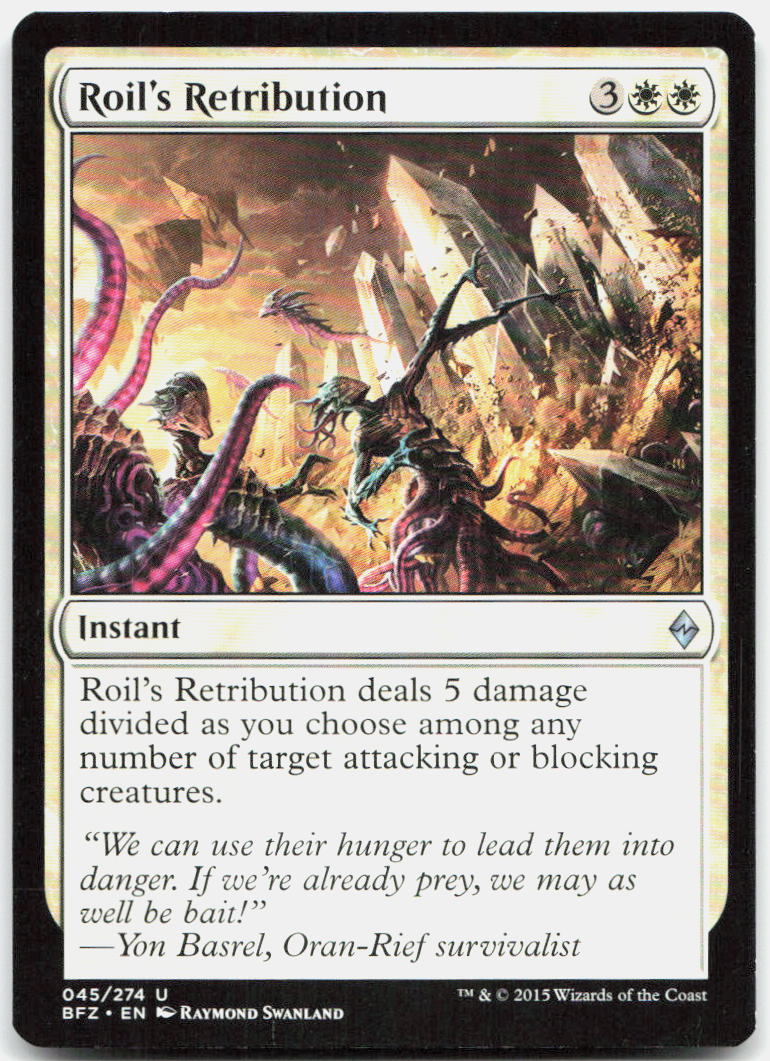 Roil's Retribution NM U Battle for Zendikar 45