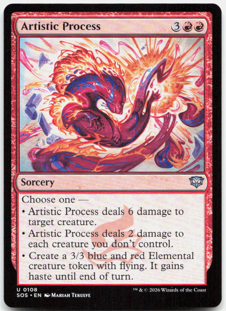 Artistic Process NM U Secrets of Strixhaven 108