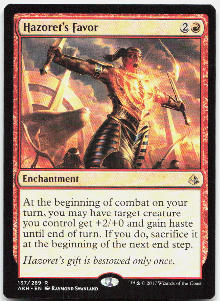 Hazoret's Favor NM R Amonkhet 137