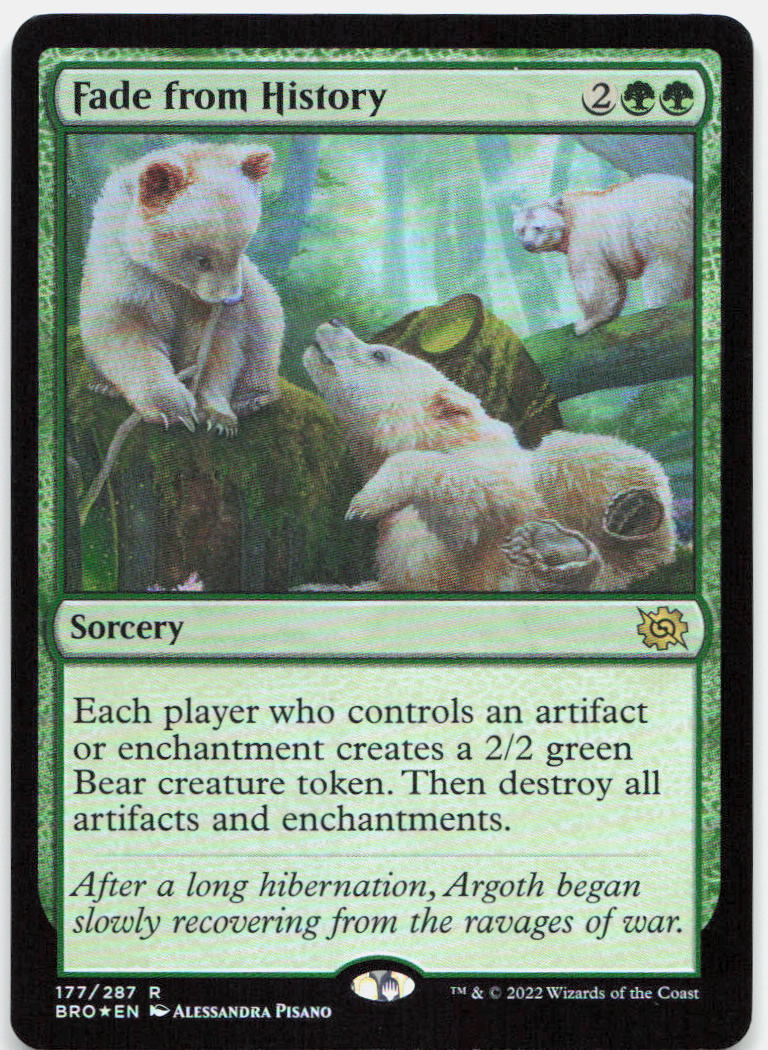 Fade from History NM Foil R The Brothers' War 177