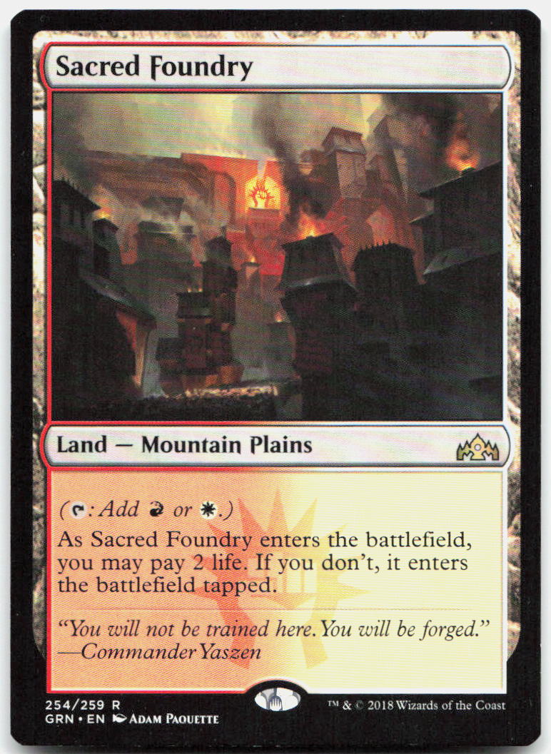 Sacred Foundry NM R Guilds of Ravnica 254