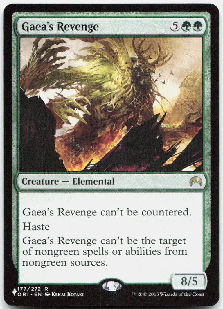 Gaea's Revenge NM R Magic Origins 177