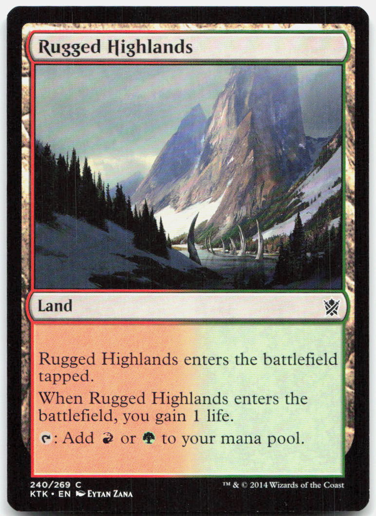 Rugged Highlands NM C Khans of Tarkir 240