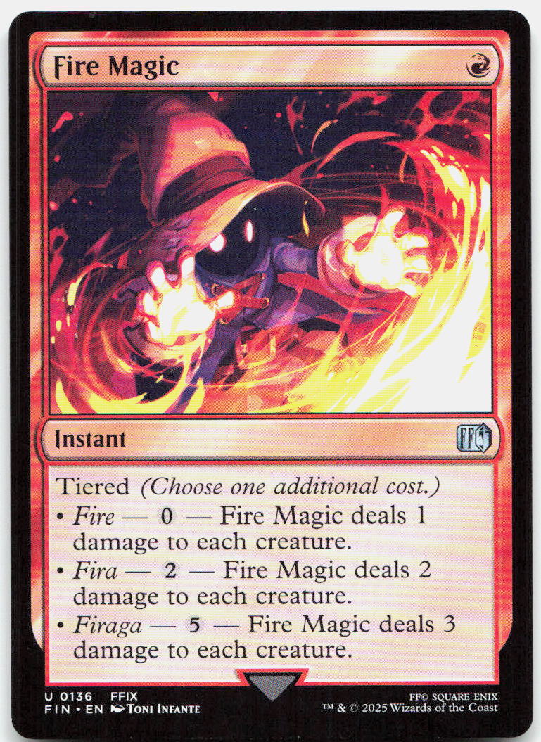 Fire Magic NM U FINAL FANTASY 136