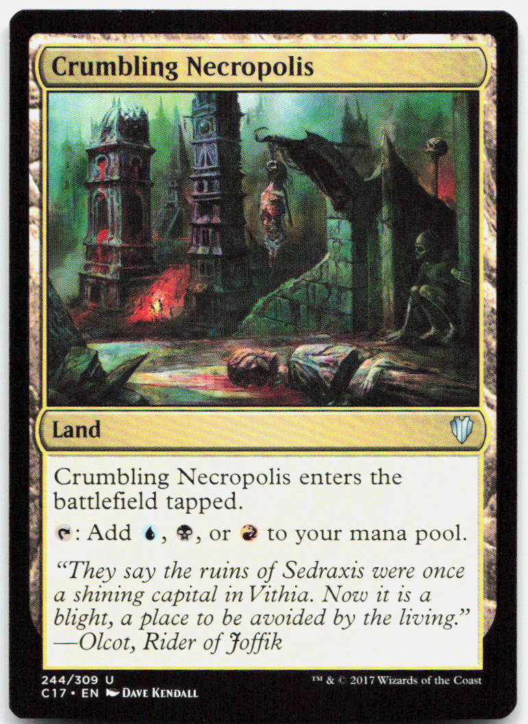 Crumbling Necropolis NM U Commander 2017 244