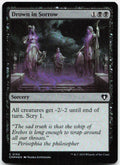 Drown in Sorrow NM Foil C Commander Masters 154