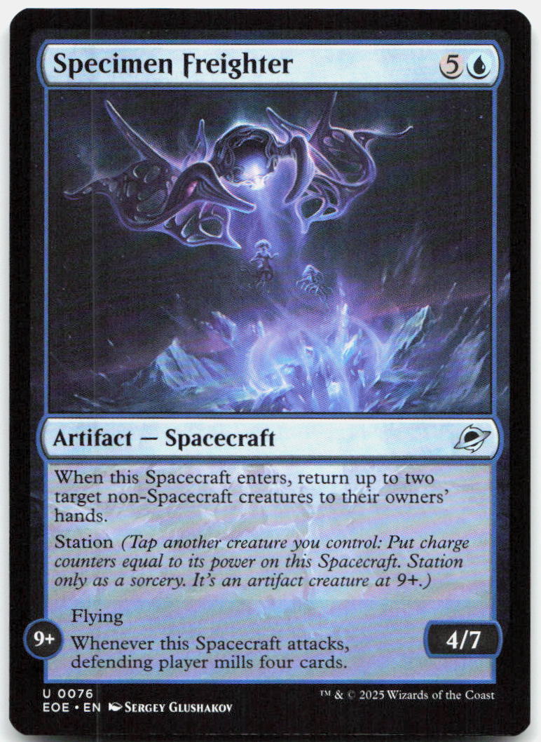 Specimen Freighter NM U Edge of Eternities 76