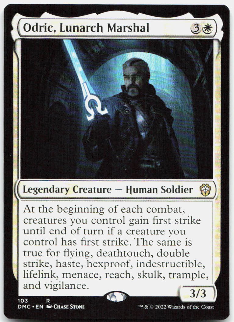 Odric, Lunarch Marshal NM R Commander: Dominaria United 103