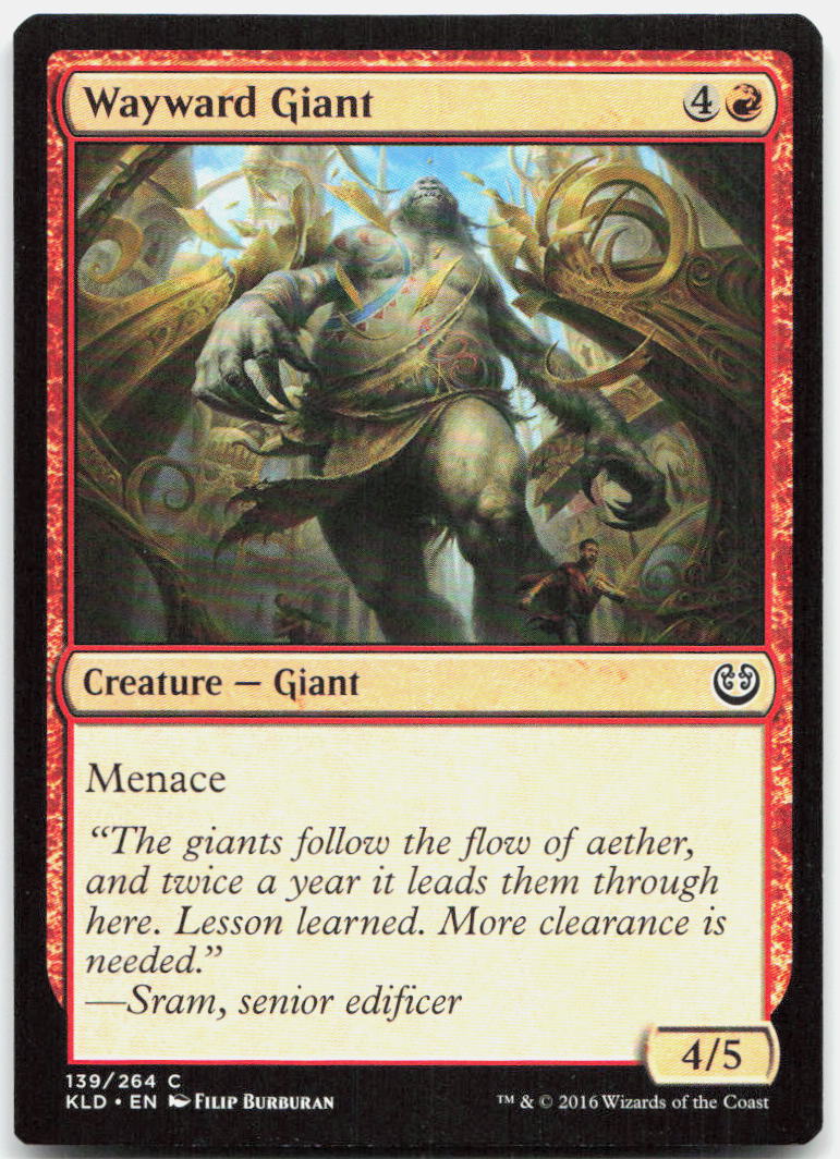 Wayward Giant NM C Kaladesh 139