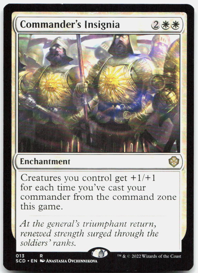 Commander's Insignia NM R Starter Commander Decks 13