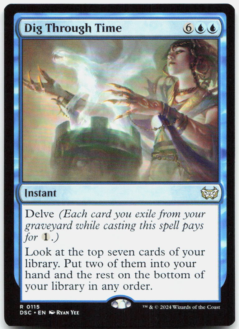 Dig Through Time NM R Commander: Duskmourn: House of Horror 115