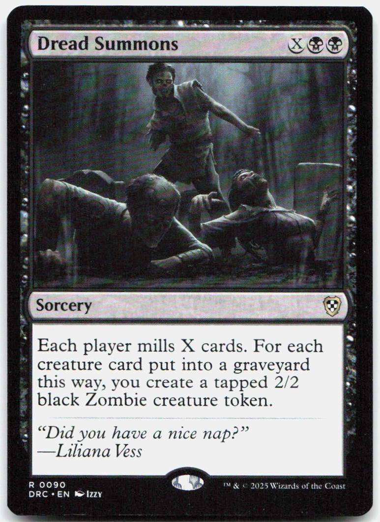 Dread Summons NM R Commander: Aetherdrift 90