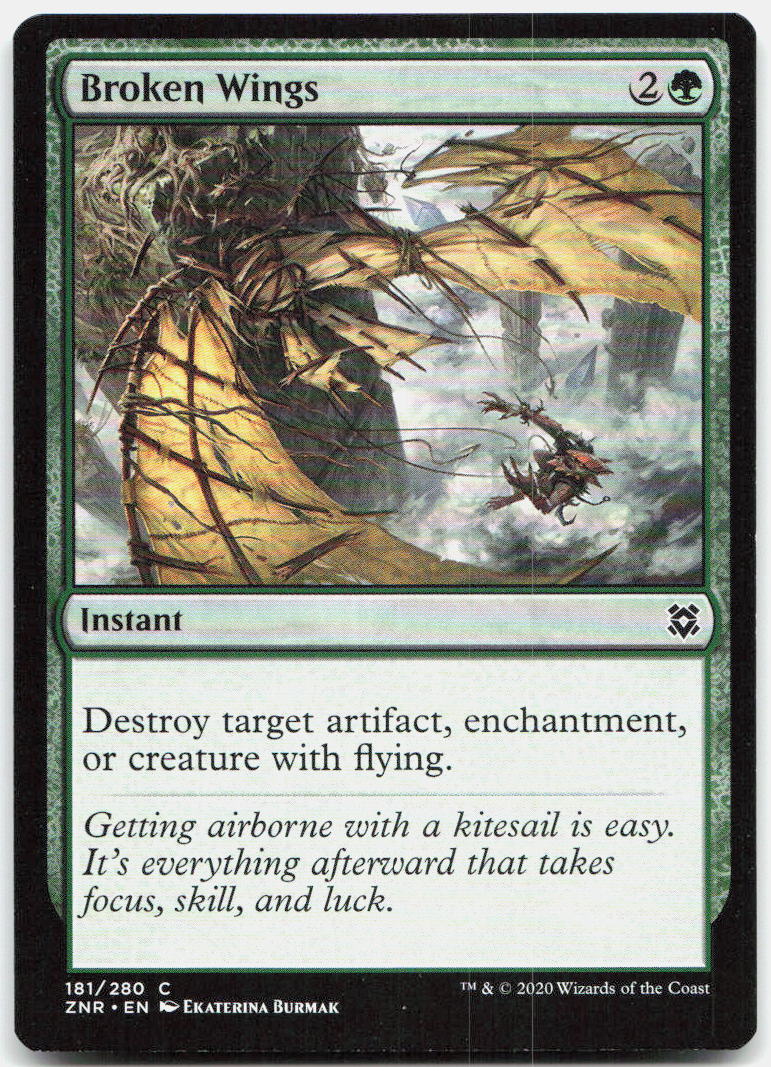 Broken Wings NM C Zendikar Rising 181