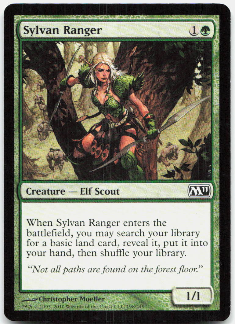 Sylvan Ranger NM C Magic 2011 (M11) 198
