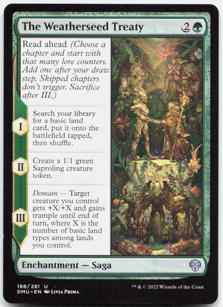 The Weatherseed Treaty NM U Dominaria United 188