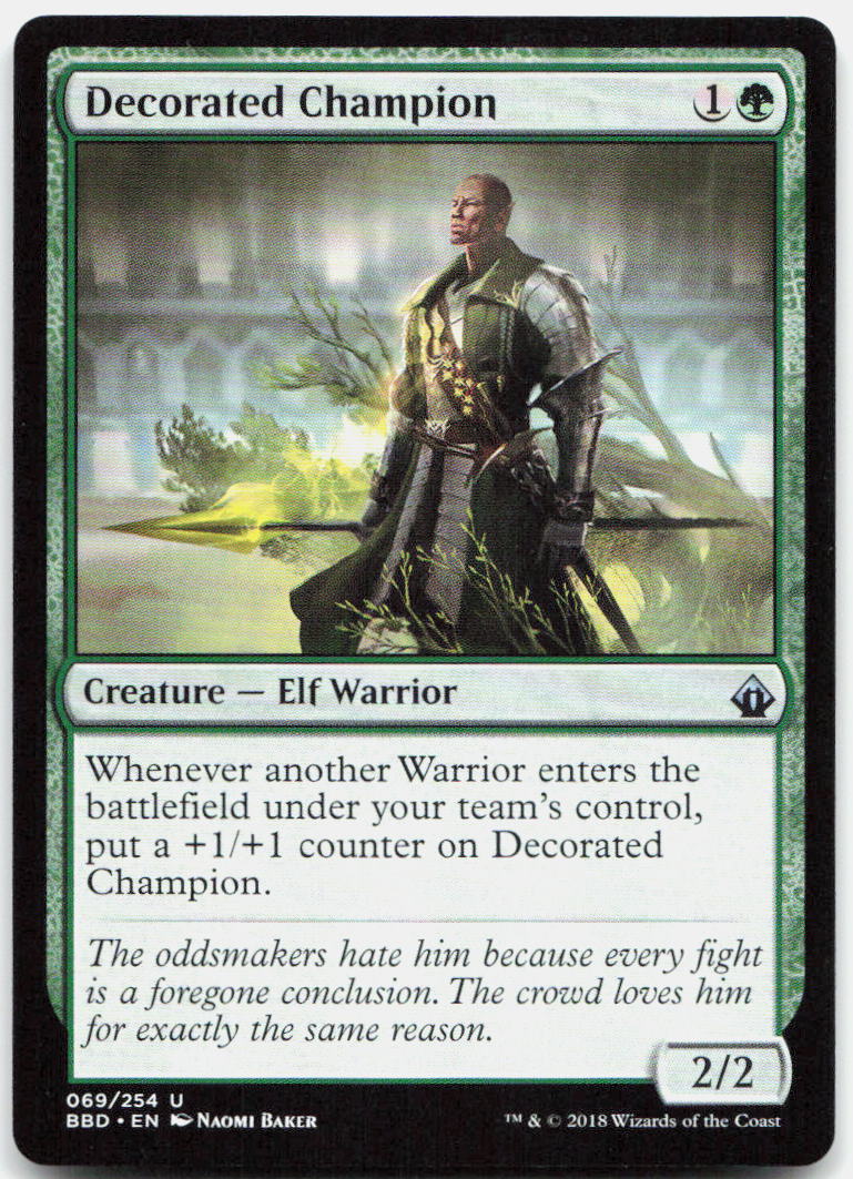 Decorated Champion NM U Battlebond 69
