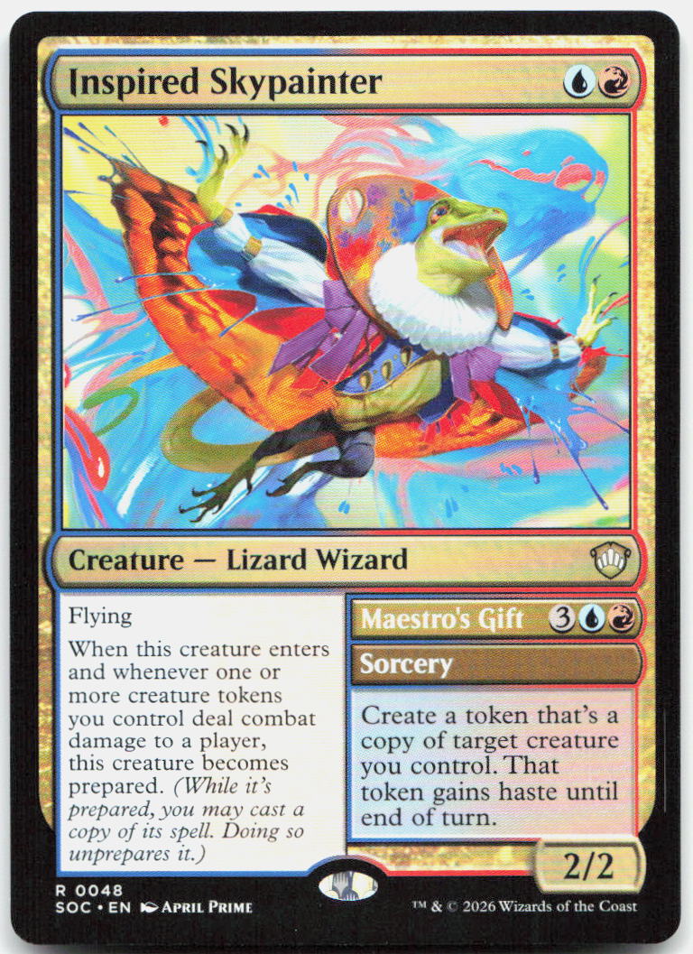 Inspired Skypainter NM R Commander: Secrets of Strixhaven 48