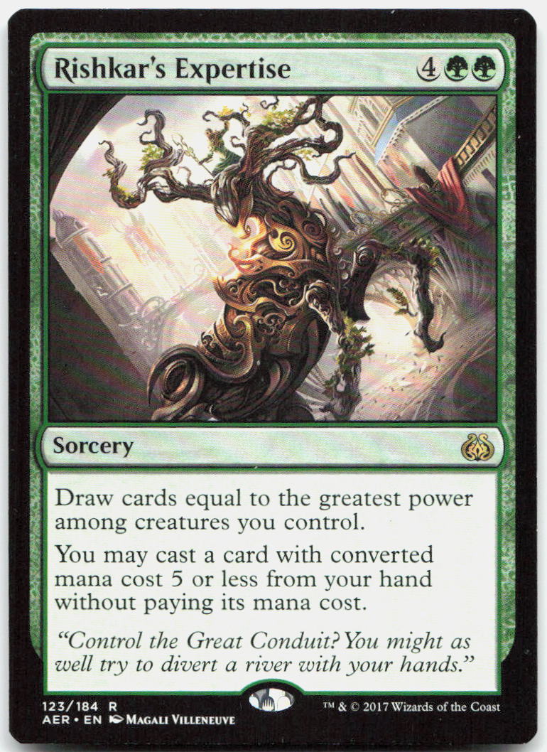 Rishkar's Expertise NM R Aether Revolt 123