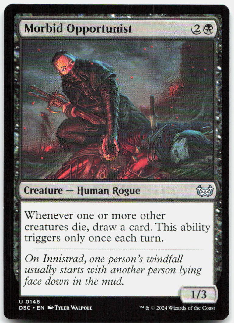 Morbid Opportunist NM U Commander: Duskmourn: House of Horror 148