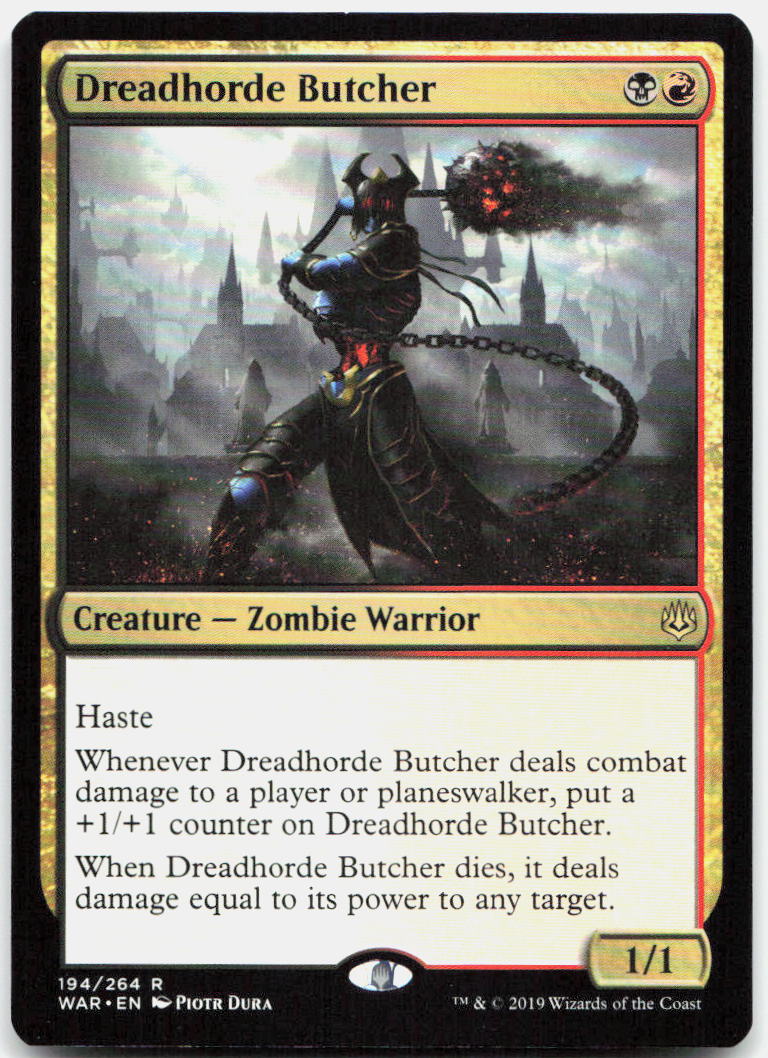 Dreadhorde Butcher NM R War of the Spark 194