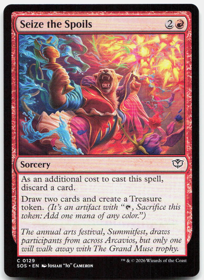 Seize the Spoils NM C Secrets of Strixhaven 129