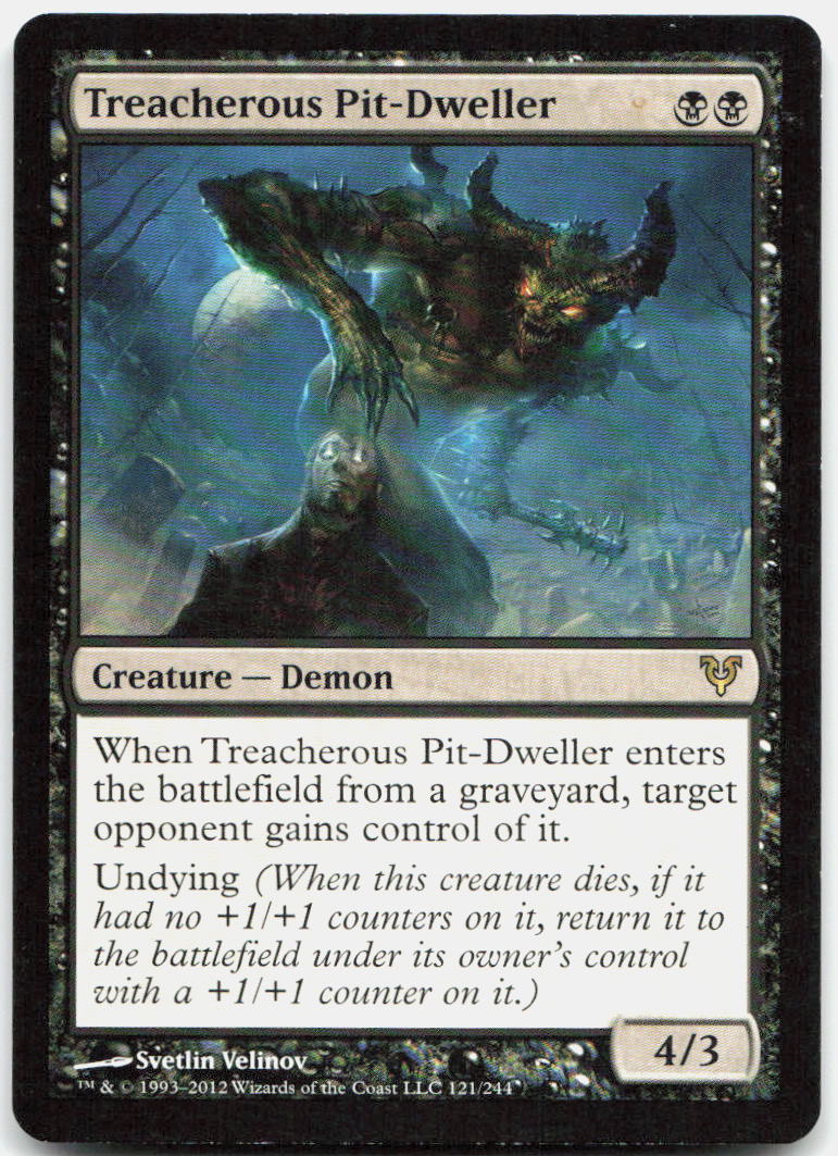 Treacherous Pit-Dweller NM R Avacyn Restored 121