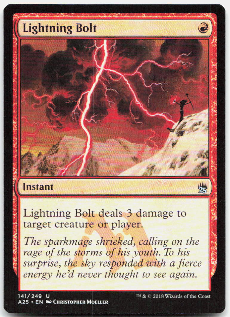 Lightning Bolt NM U Masters 25 141