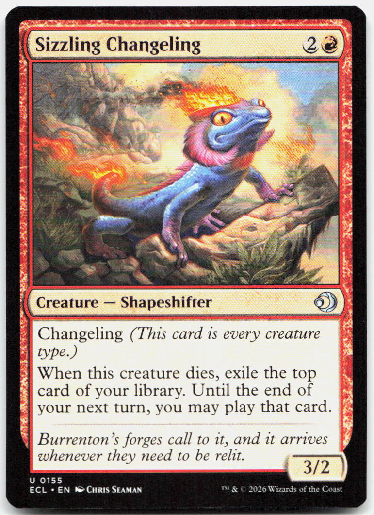 Sizzling Changeling NM U Lorwyn Eclipsed 155