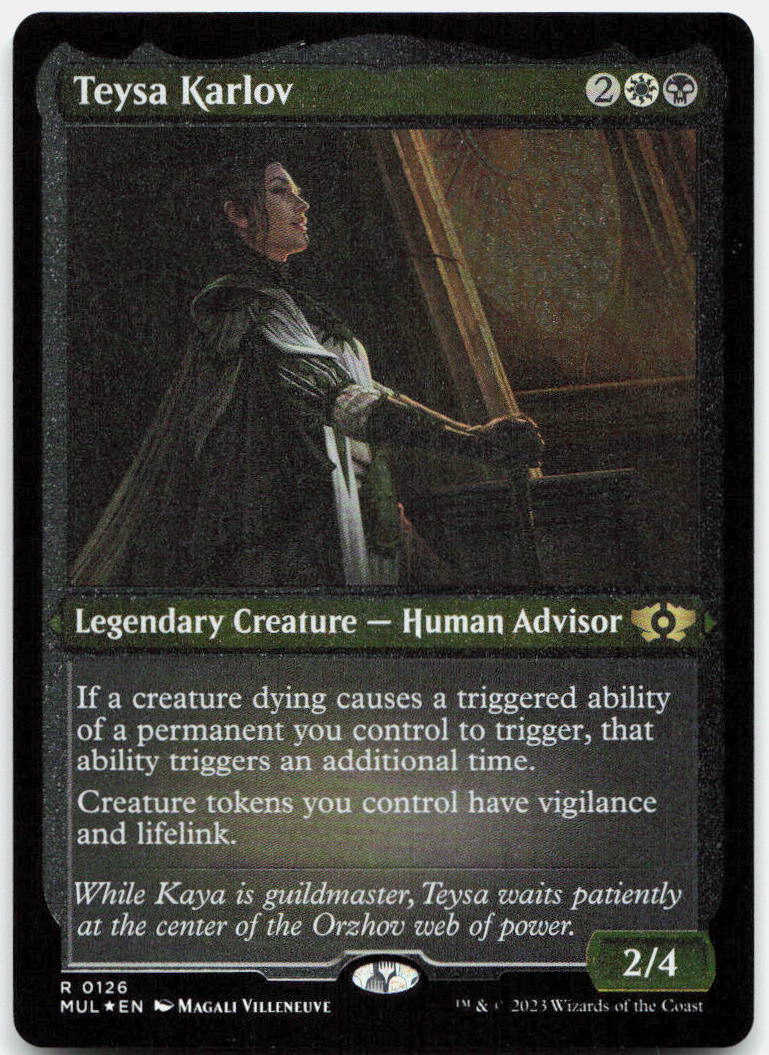 Teysa Karlov (Foil Etched) NM Foil R March of the Machine 126