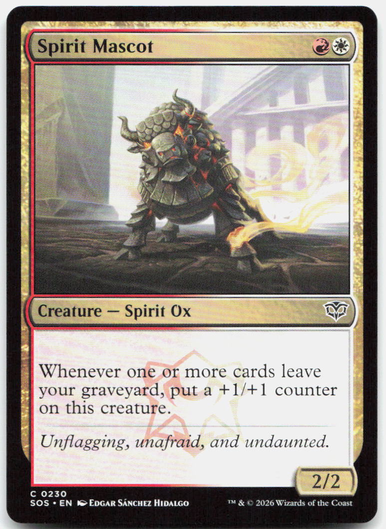Spirit Mascot NM C Secrets of Strixhaven 230