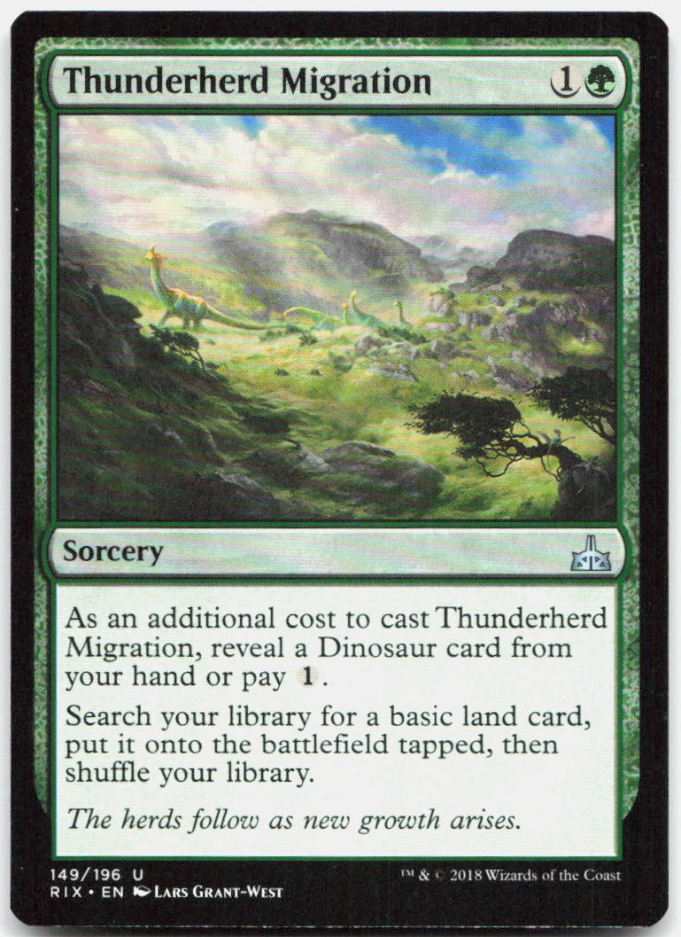 Thunderherd Migration NM U Rivals of Ixalan 149