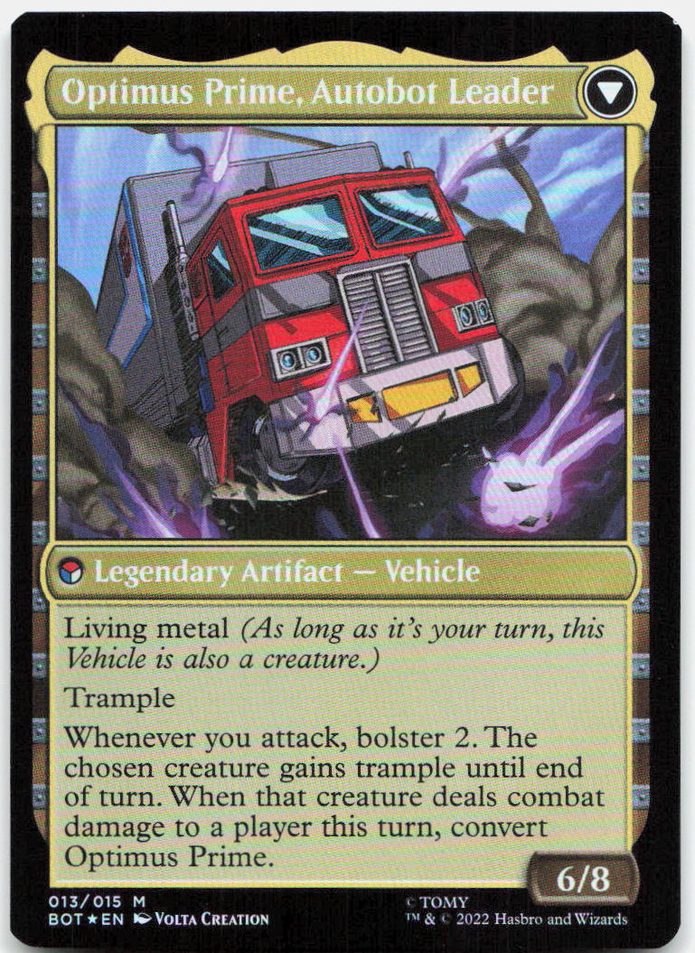 Optimus Prime, Hero NM Foil M Universes Beyond: Transformers 13