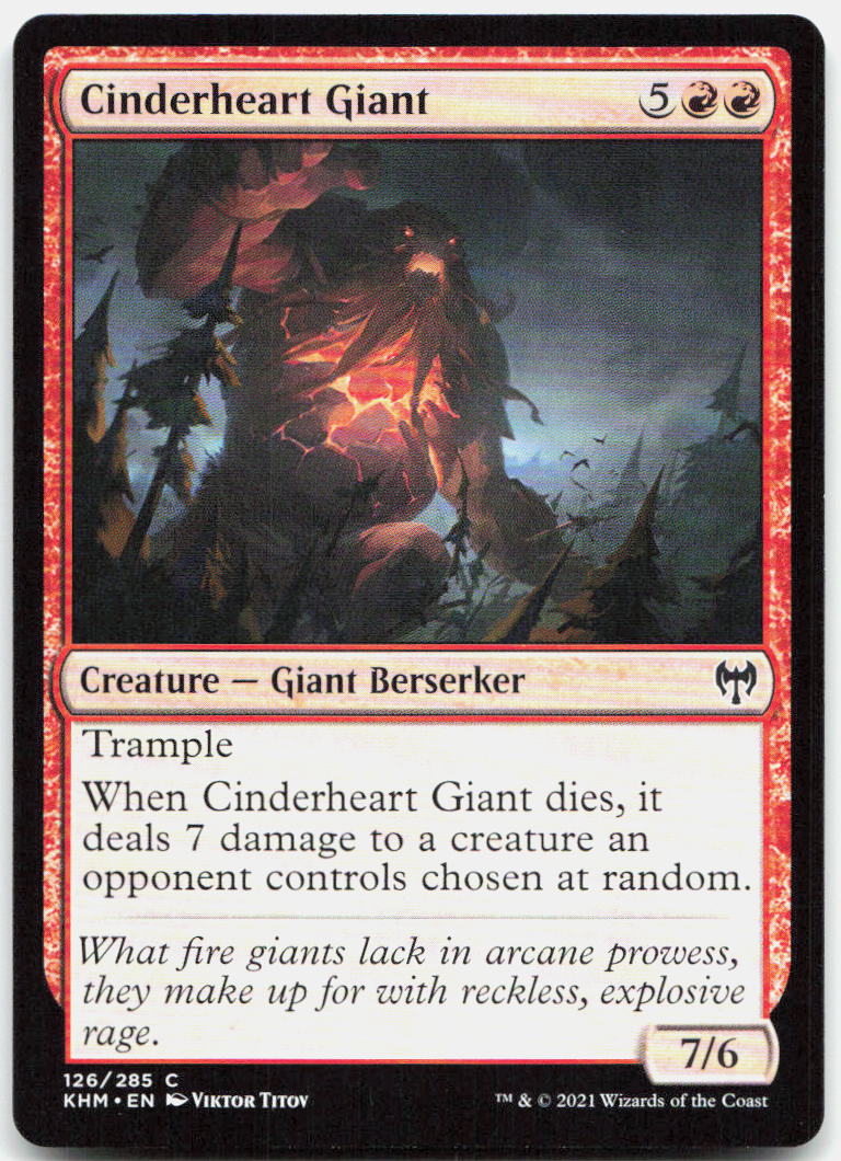 Cinderheart Giant NM C Kaldheim 126