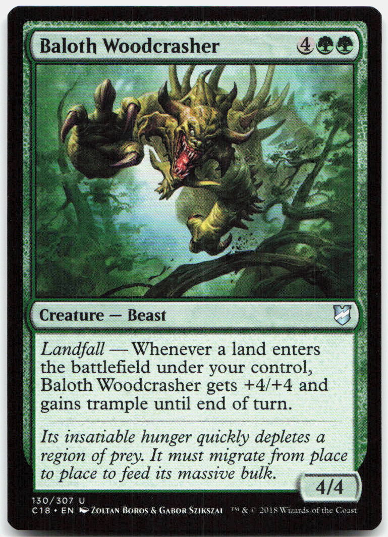 Baloth Woodcrasher NM U Commander 2018 130