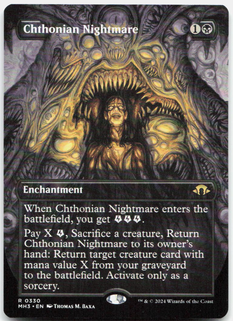 Chthonian Nightmare (Borderless) NM R Modern Horizons 3 330
