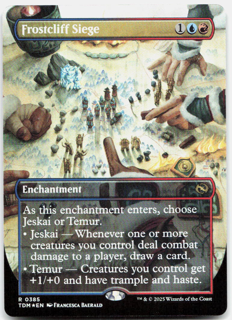 Frostcliff Siege (Borderless) NM Foil R Tarkir: Dragonstorm 385
